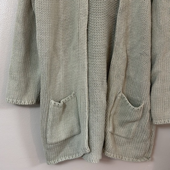 Lauren Hanson Vintage Fisherman Knit Hooded Cardigan - Picture 2 of 4